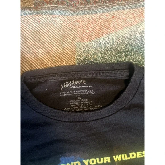 A Nightmare on Elm Street Shirt Mens large Long Sleeve Freddy Krueger Horror - Picture 3 of 6